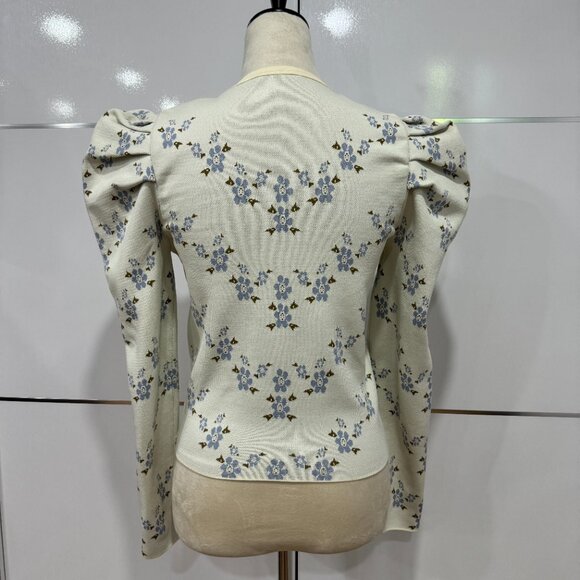 Zara Puff Sleeve Sweater, Size M - Picture 4 of 14